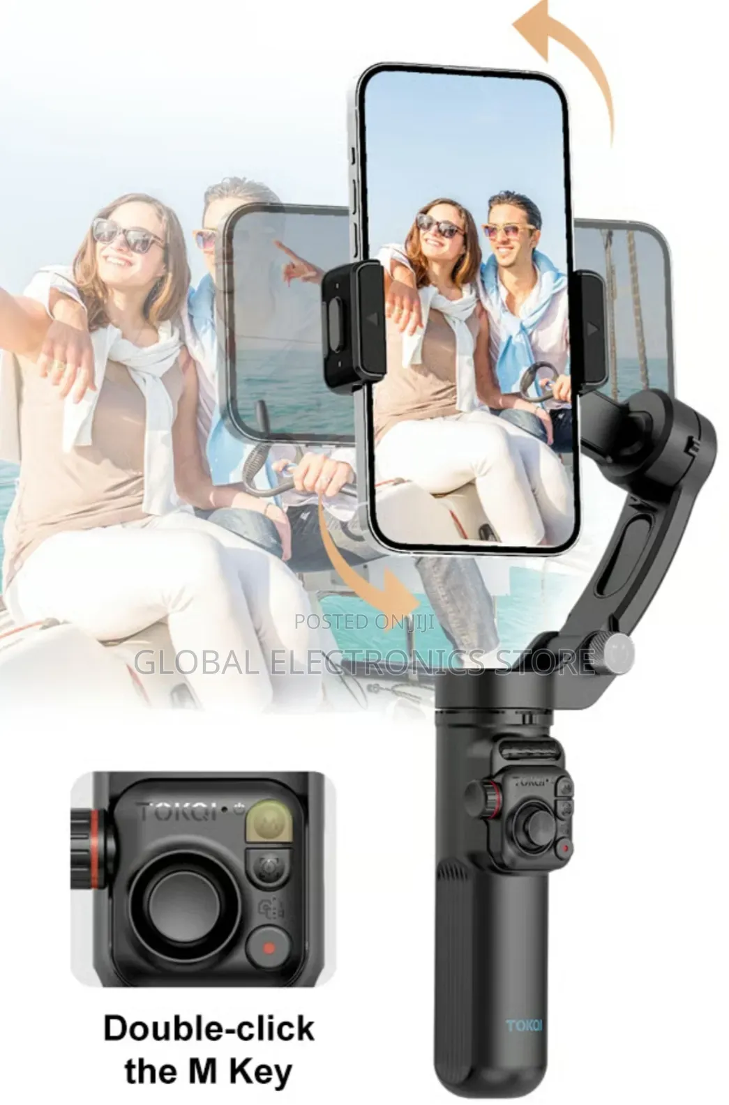 Shoot Like a Pro – 3 Axis Smart Gimbal