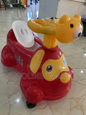 የልጆች መጫወቻ መኪና እና የሽንት ቤት መለማ