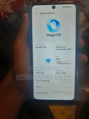 Honor X7b 5G 256 GB White