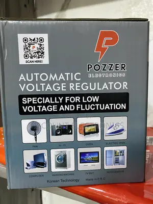 Pozzer Automatic Voltage Regulator 1500w Power Booster With Step Down