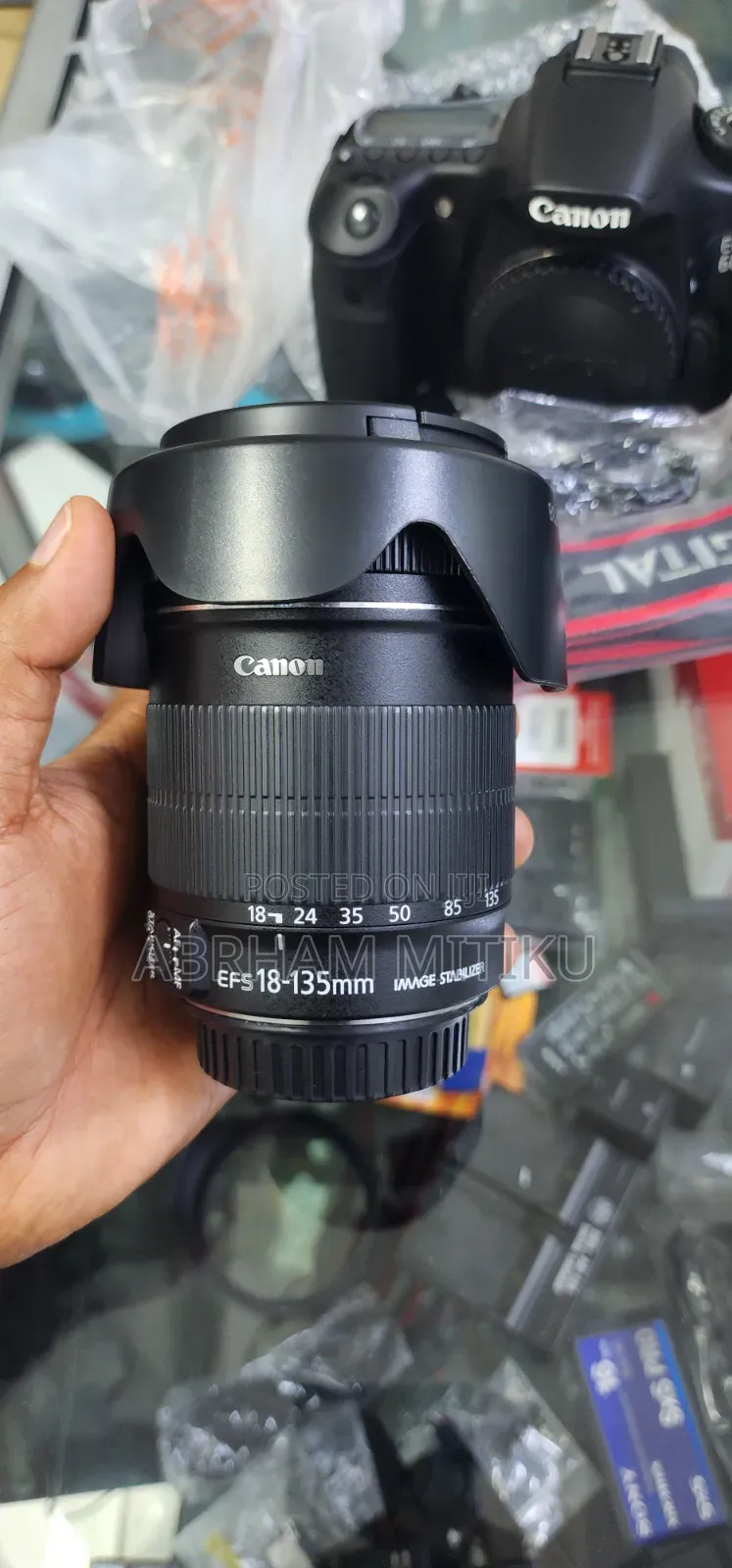 Canon Eos 60d DSLR Camera With 18-135mm Lens