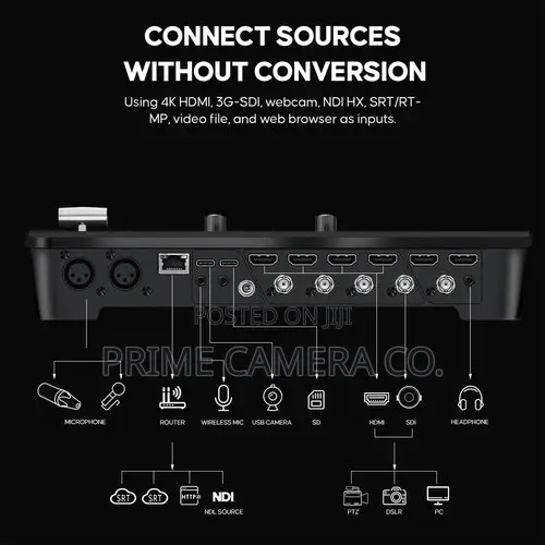 Osee Go-Stream 8-Channel 4x4k-Hdmi Live Stream Switcher (Brand New)