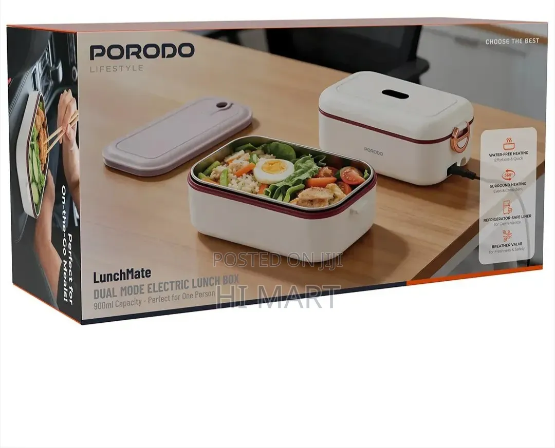 Porodo Lunch Mate Dual Mode Electric Lunch Box