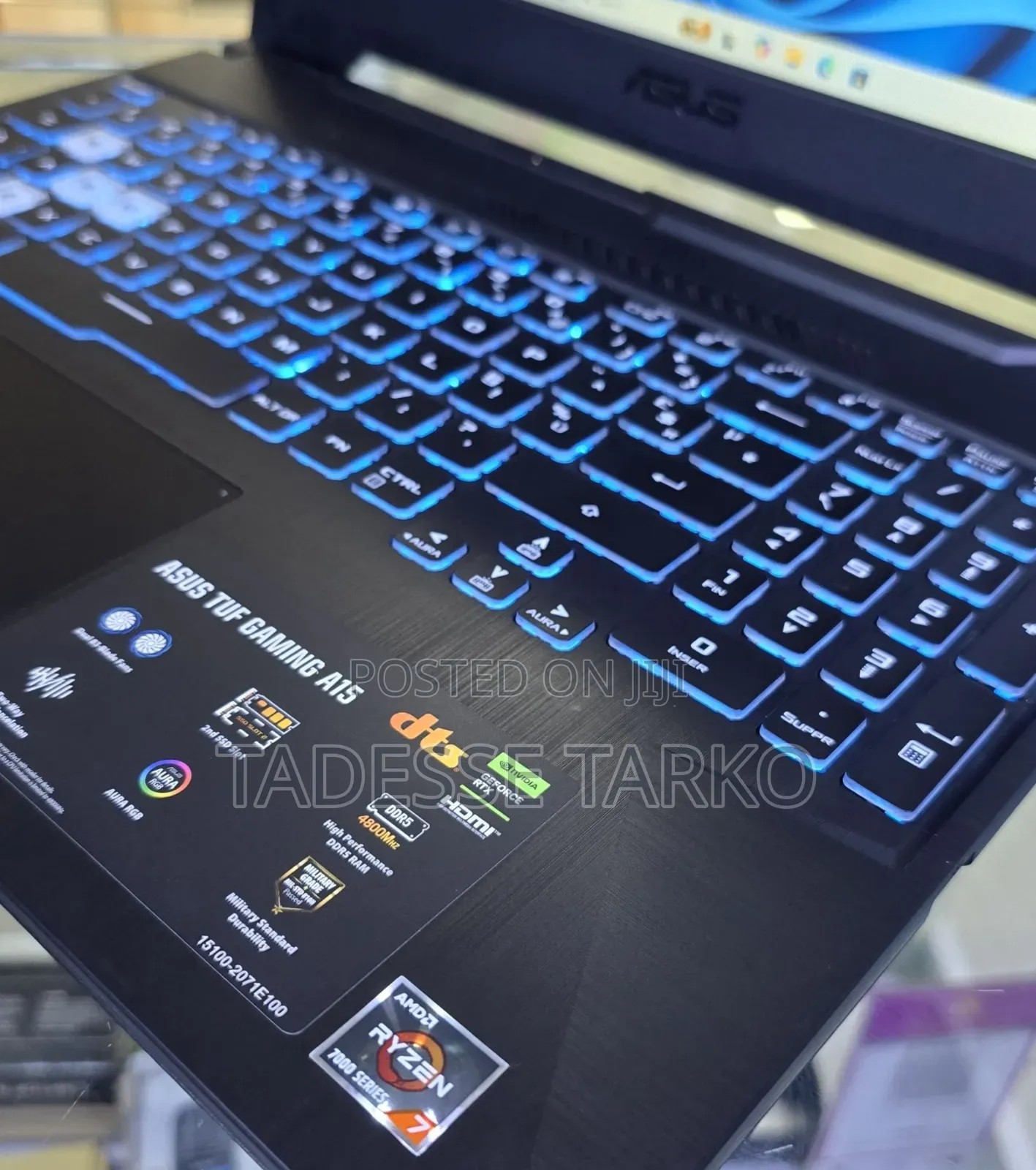 New Laptop Asus TUF Gaming A15 16GB AMD Ryzen 7 SSD 512GB