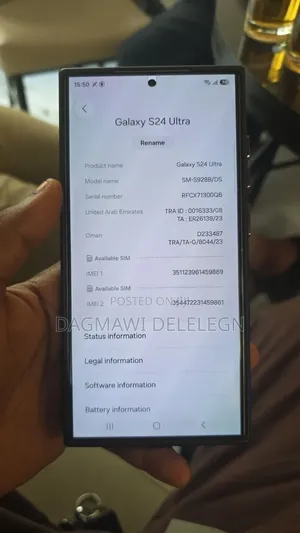 New Samsung Galaxy S24 Ultra 256 GB Gold