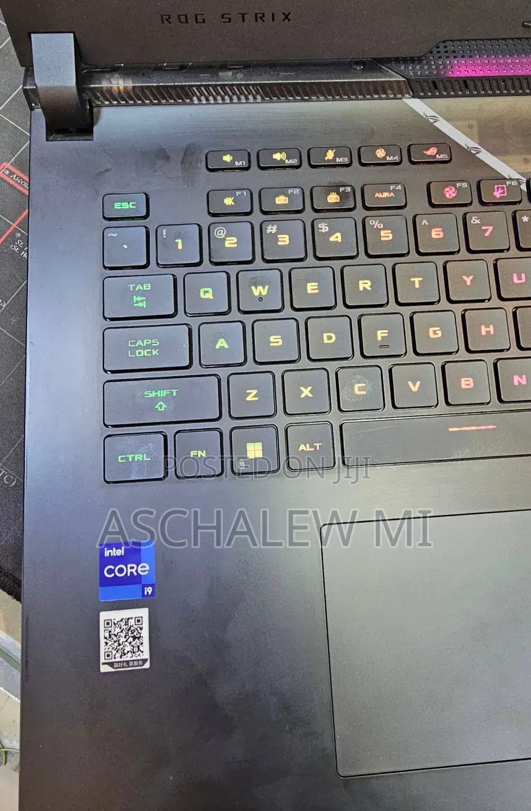 New Laptop Asus ROG Strix G17 32GB Intel Core i9 SSD 1T