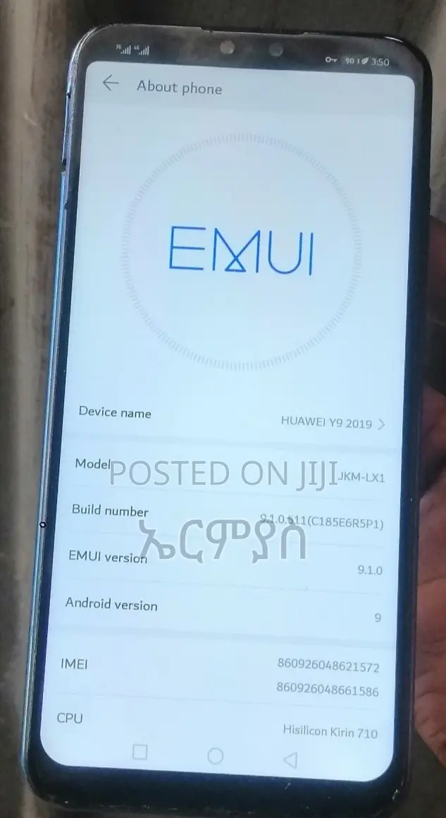 Huawei Y9 2019 Dual SIM 64 GB Blue