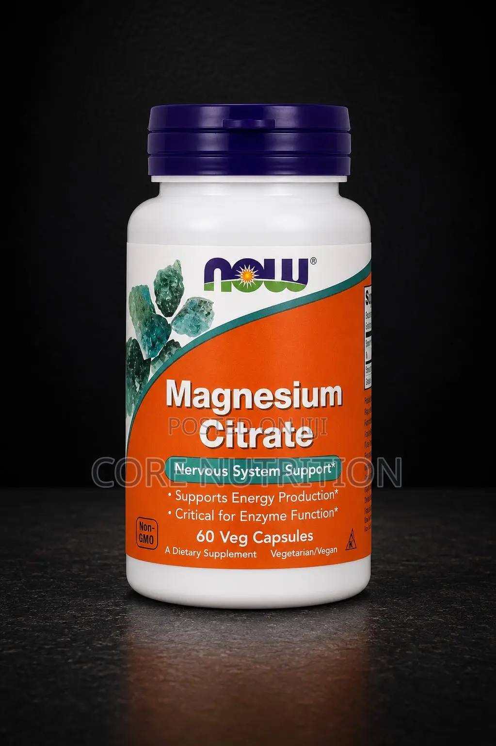 Magnesium Citrate Nerve System Support , 60 Capsules