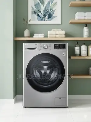 Lg Thinq Front-Load Washer-Dryer Features a 10.5kg Washing Capacity