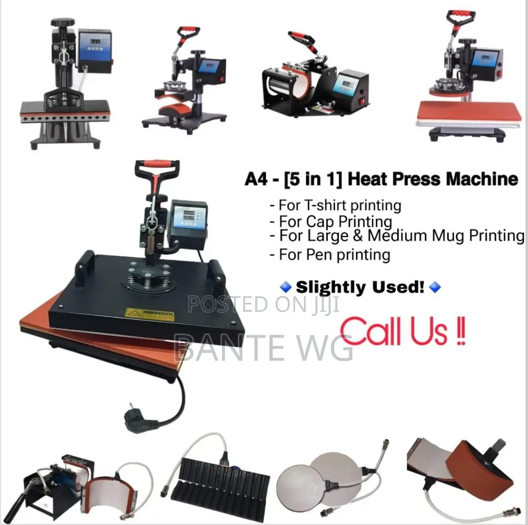 5 in 1 Heat Press Machine