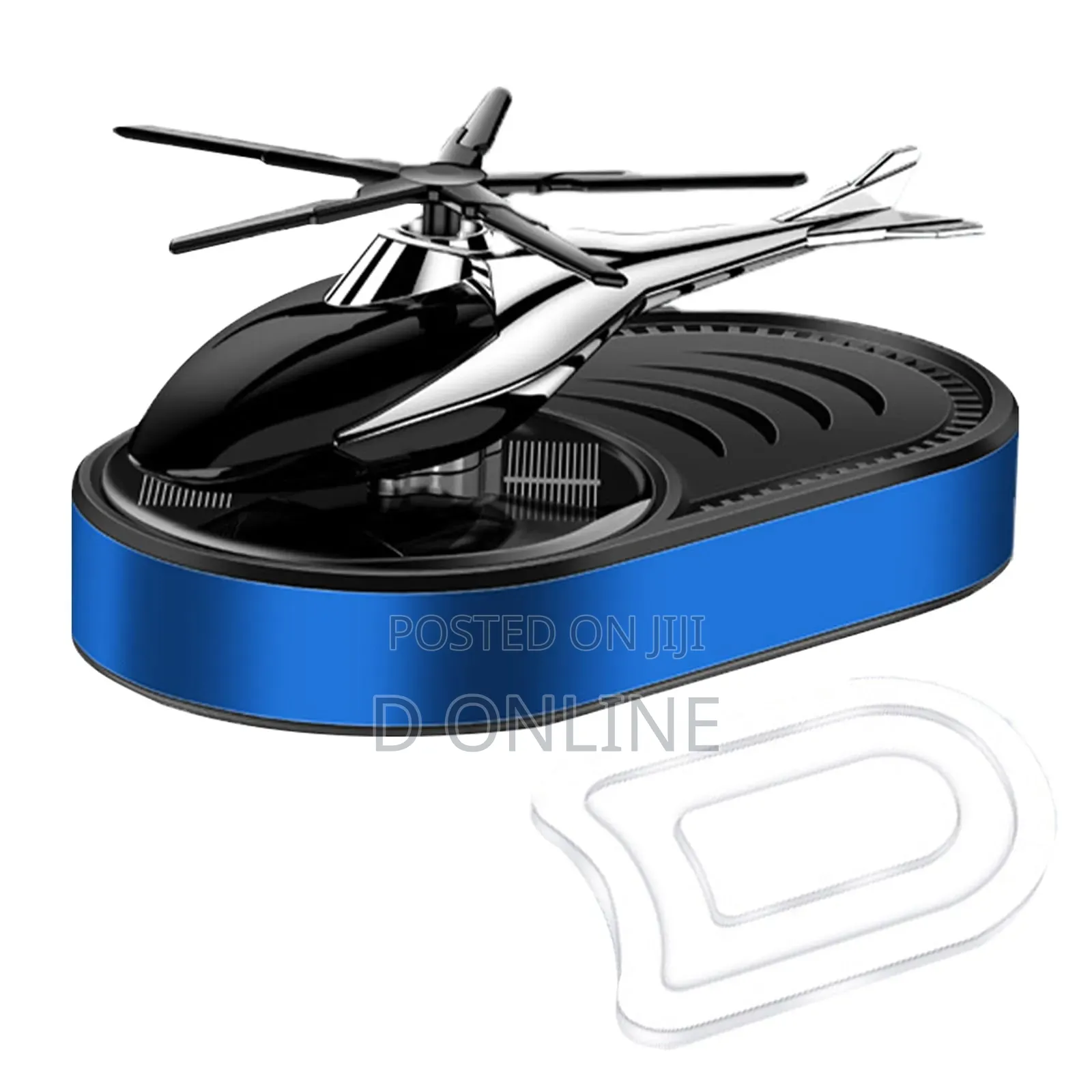 Solar Powered Helicopter Car Air Freshener