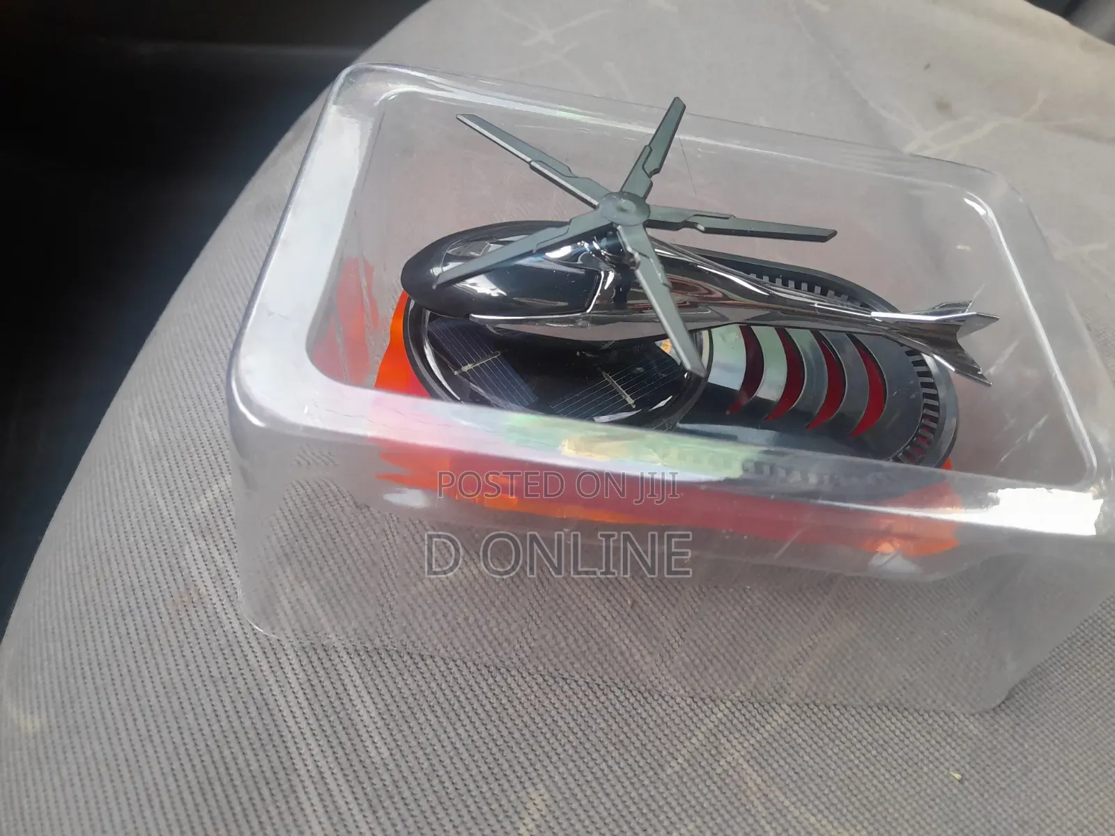 Solar Powered Helicopter Car Air Freshener