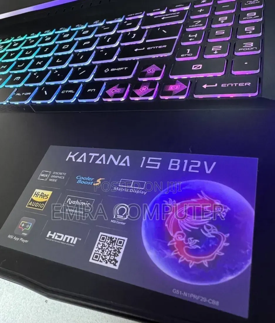 New Laptop MSI 16GB Intel Core i7 SSD 512GB