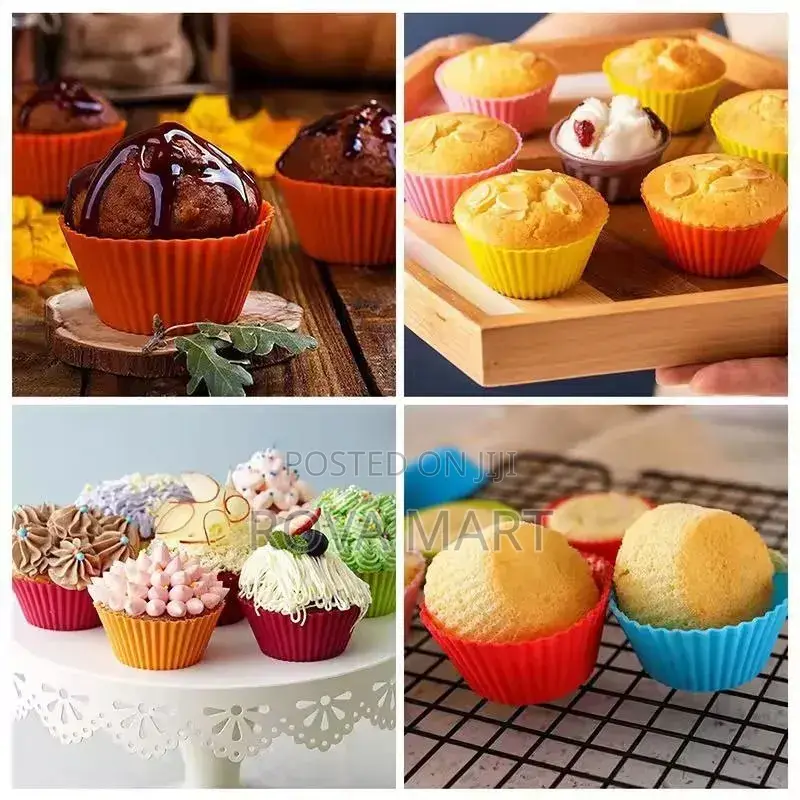 Non-Stick 12-Cup Muffin Baking Pan With Silicone Muffin Liners