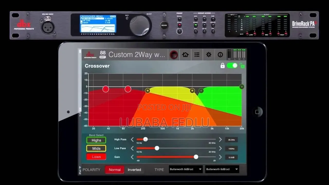 DBX Driverack Pa2 Loudspeaker Management System