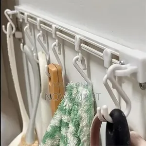 Sliding S-Hooks for Kitchen Cabinet