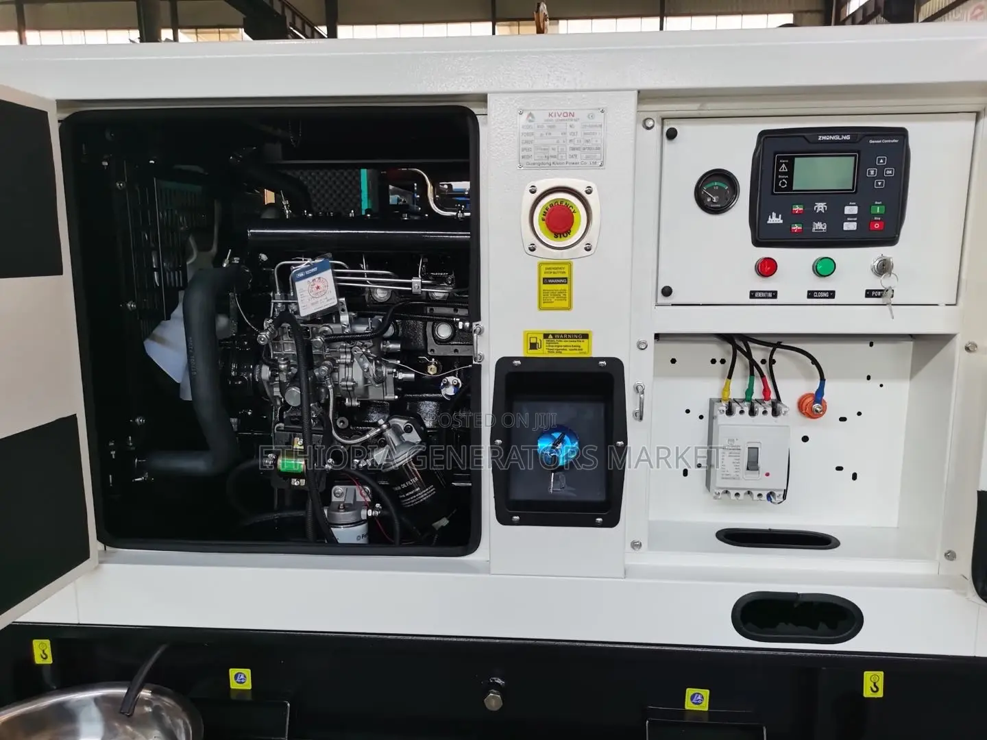20kva Soundproof Generator Ats | Industrial Diesel Generator Ethiopia