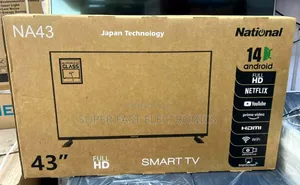 ​National 43 Inch Tv Full Hd Smart Tv – Android 14, Double Glass