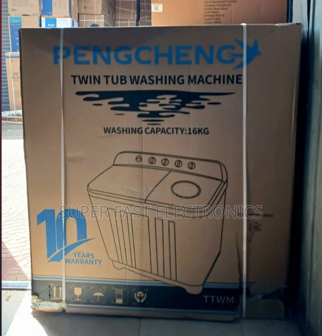 Pengcheng Washing Machinev16kg – Heavy Duty Semi-Automatic Washer