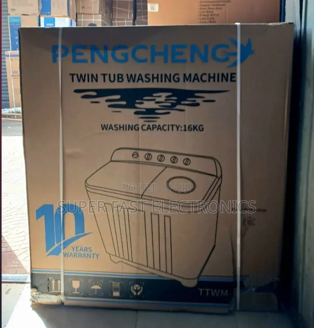 Pengcheng Washing Machinev16kg – Heavy Duty Semi-Automatic Washer