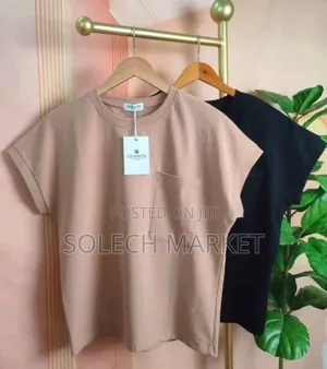 Beige Gi-Ants Brand Boxy Cotton T-Shirt