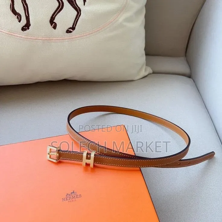 Hermès H Au Carre Reversible Belt
