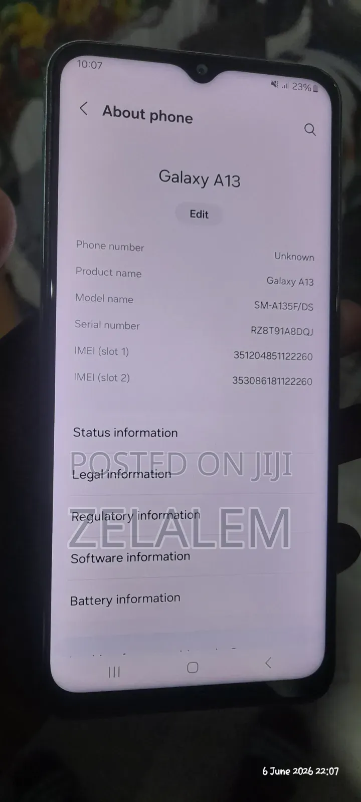 New Samsung Galaxy A13 128 GB Green
