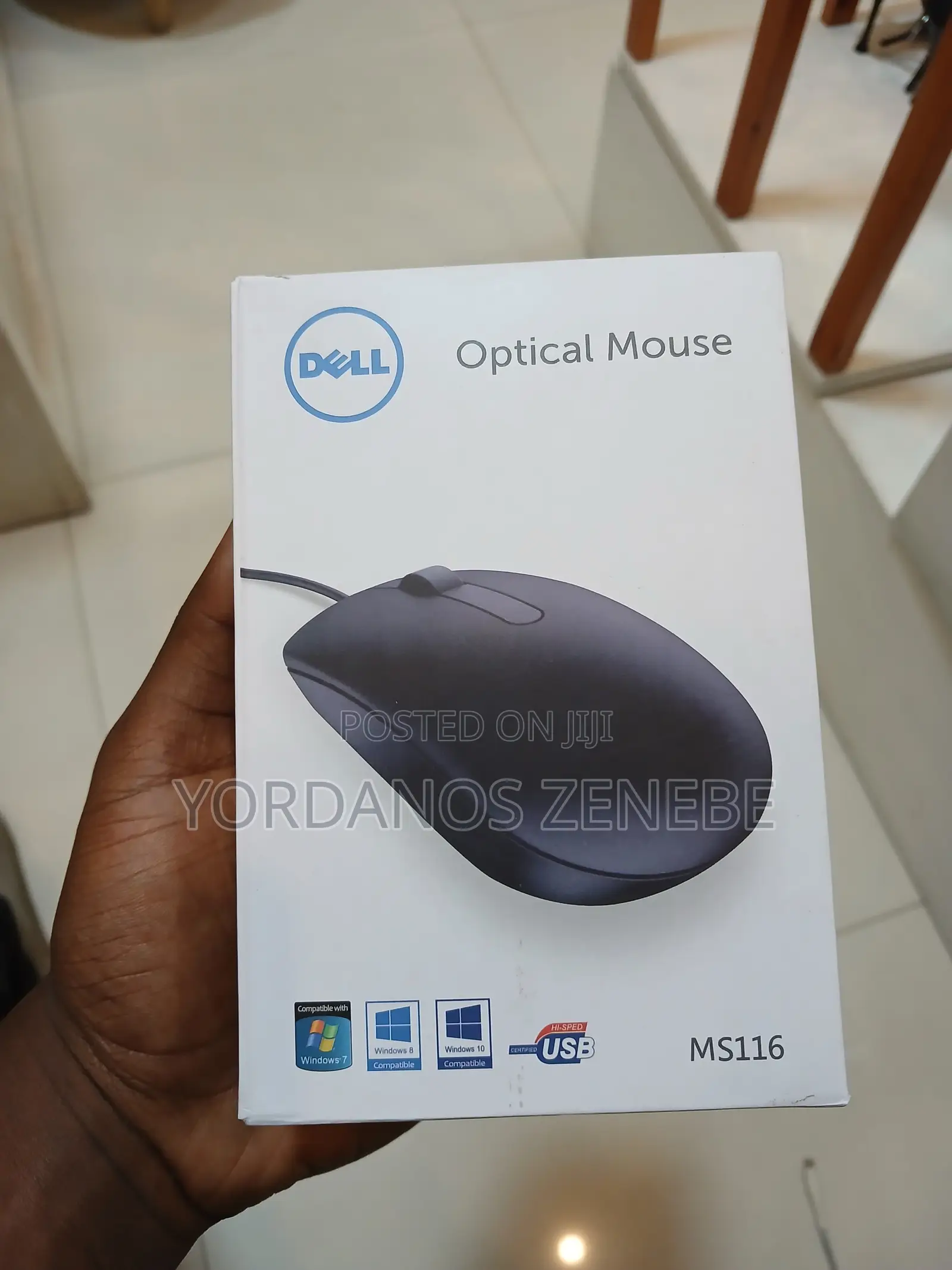 Dell Ms116 Wired Optical Mouse
