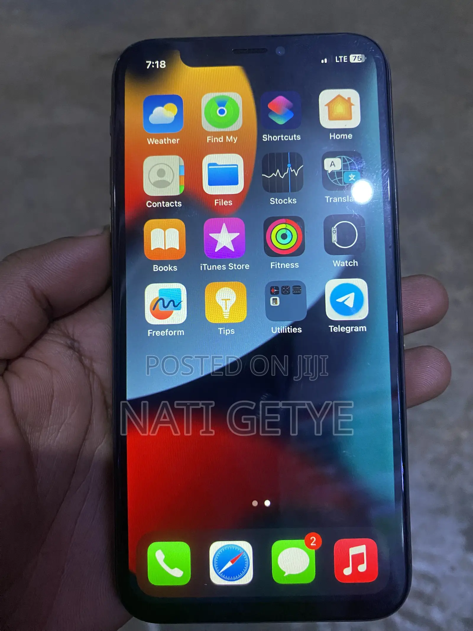 Apple iPhone X 64 GB Black