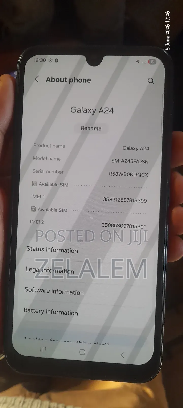 Samsung Galaxy A24 128 GB Black