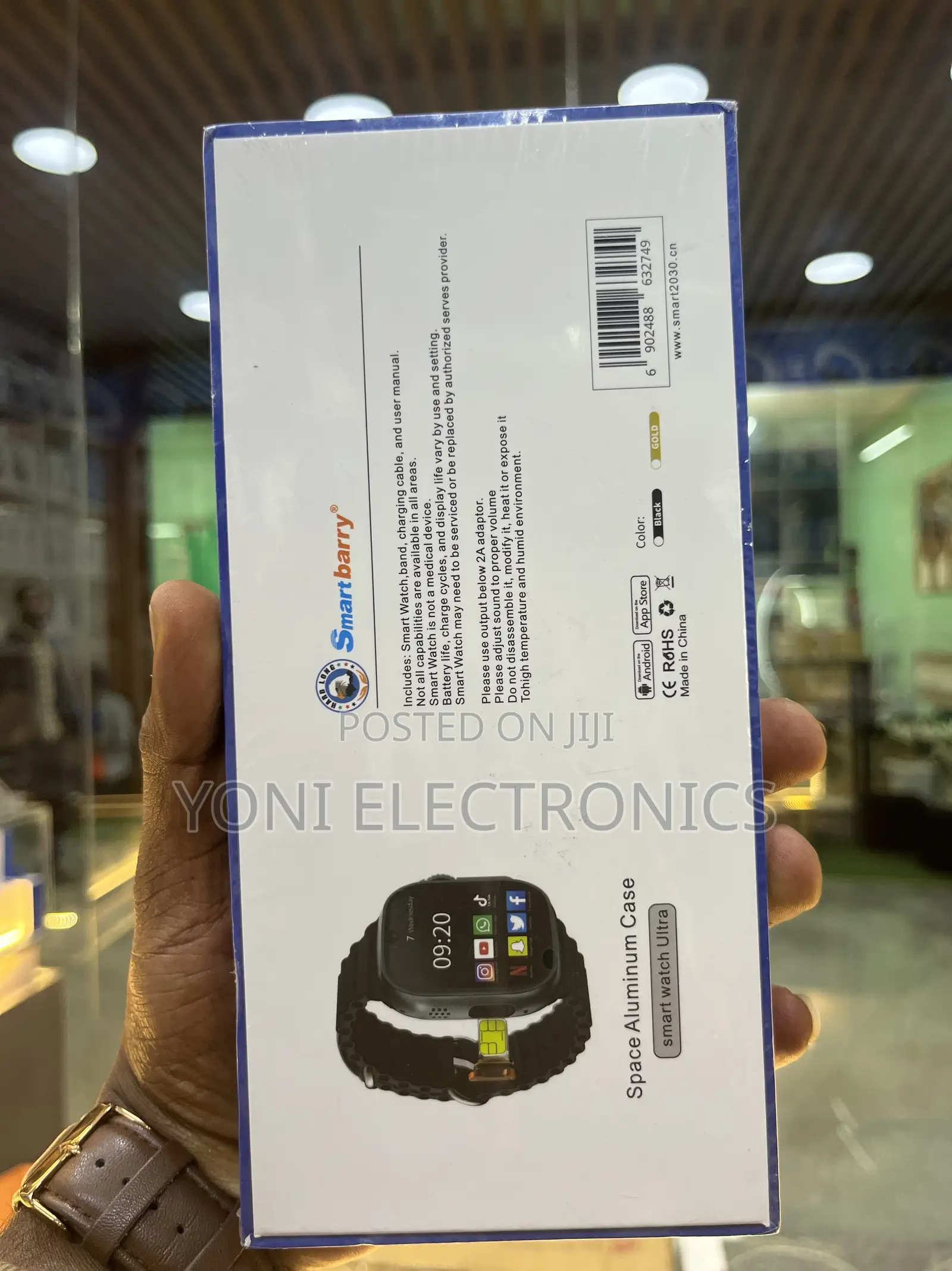 Smartbarry C92 Max Smart Cellular Watch