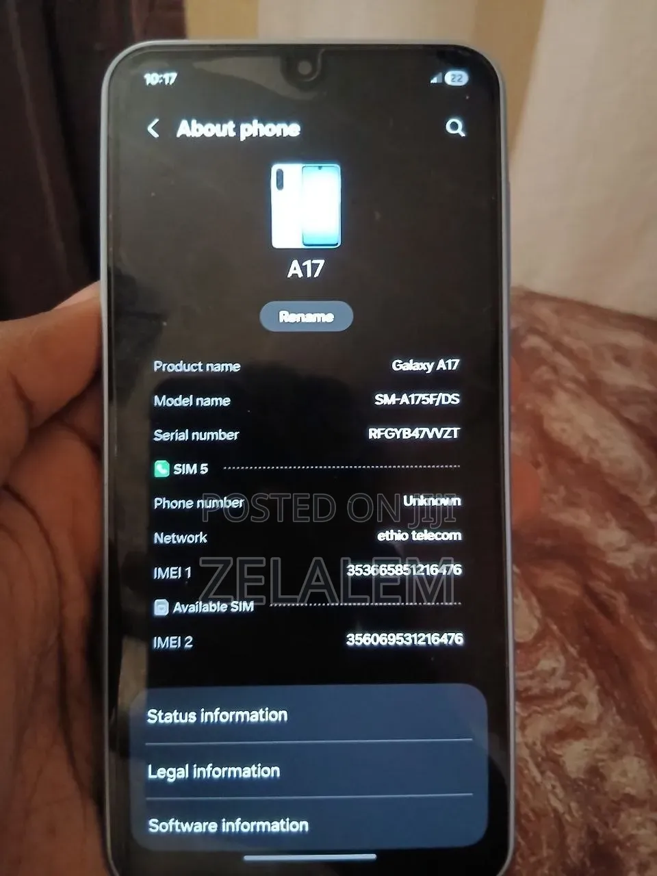 New Samsung Galaxy A17 128 GB White