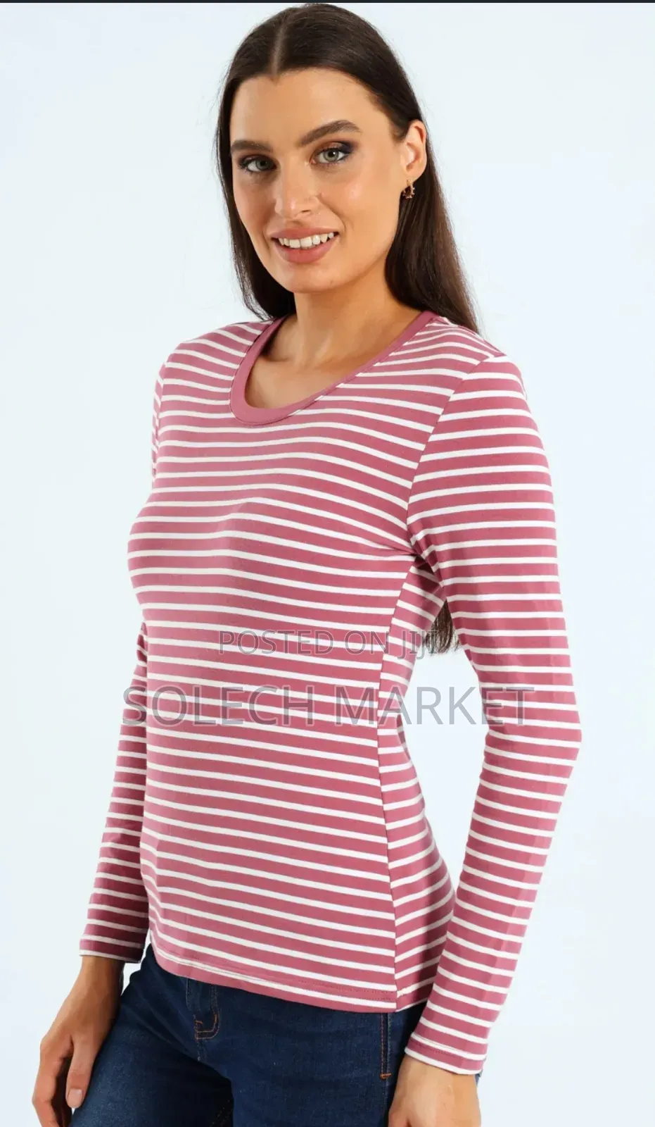 Monki Black and White Striped