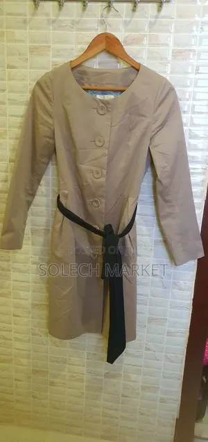 Tan or Khaki Belted Trench Coat