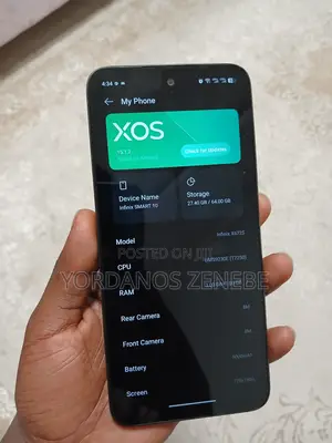 New Infinix Smart 10 64 GB Gray