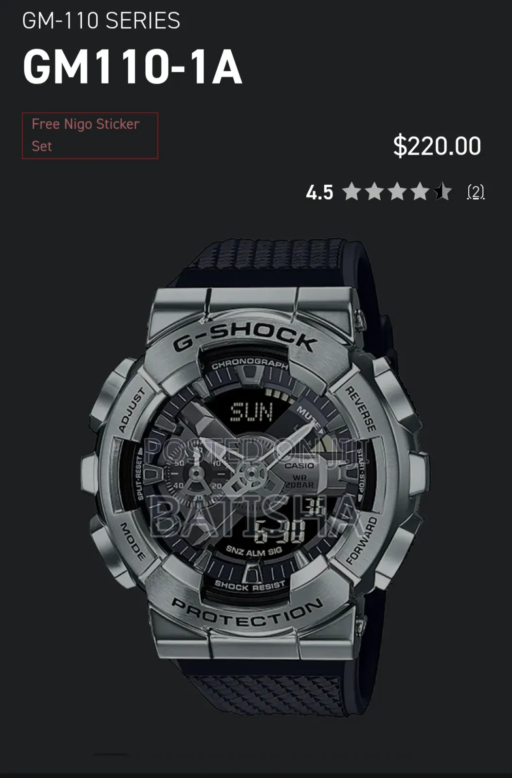 Casio G-Shock (Gm110-1a)