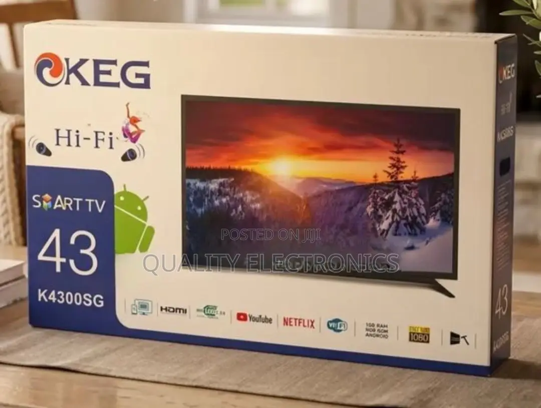 Keg 43′′ Smart Tv – Smart Entertainment for Every Home!