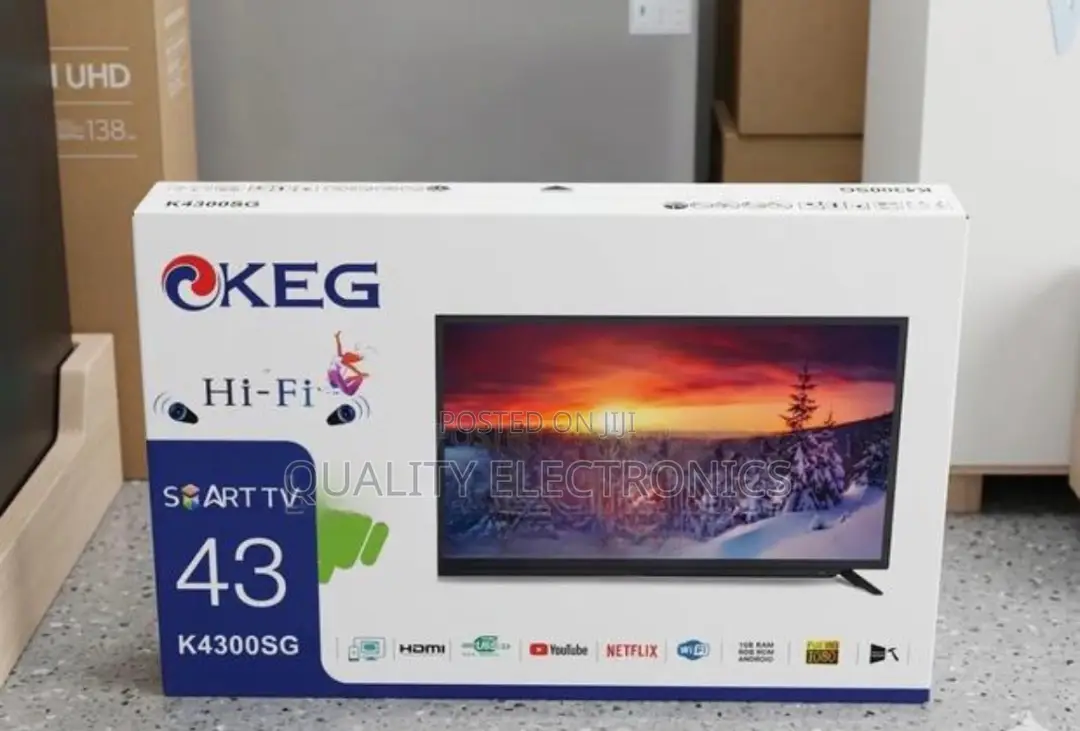 Keg 43′′ Smart Tv – Smart Entertainment for Every Home!