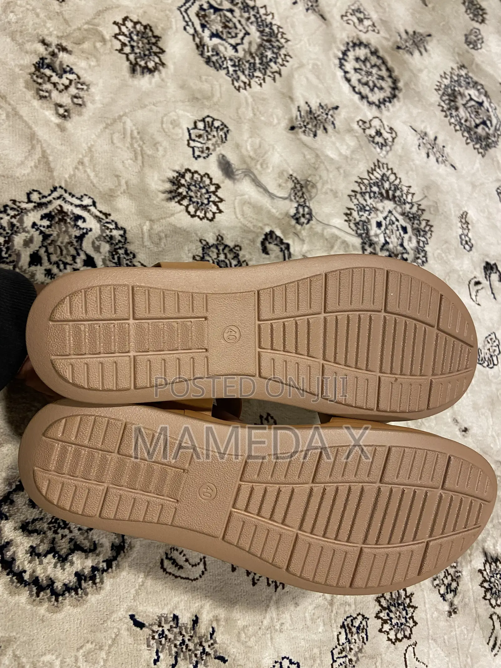 Women's Comfort Cushioned Sandals – Tan/Cognac Leather | Multi-Strap