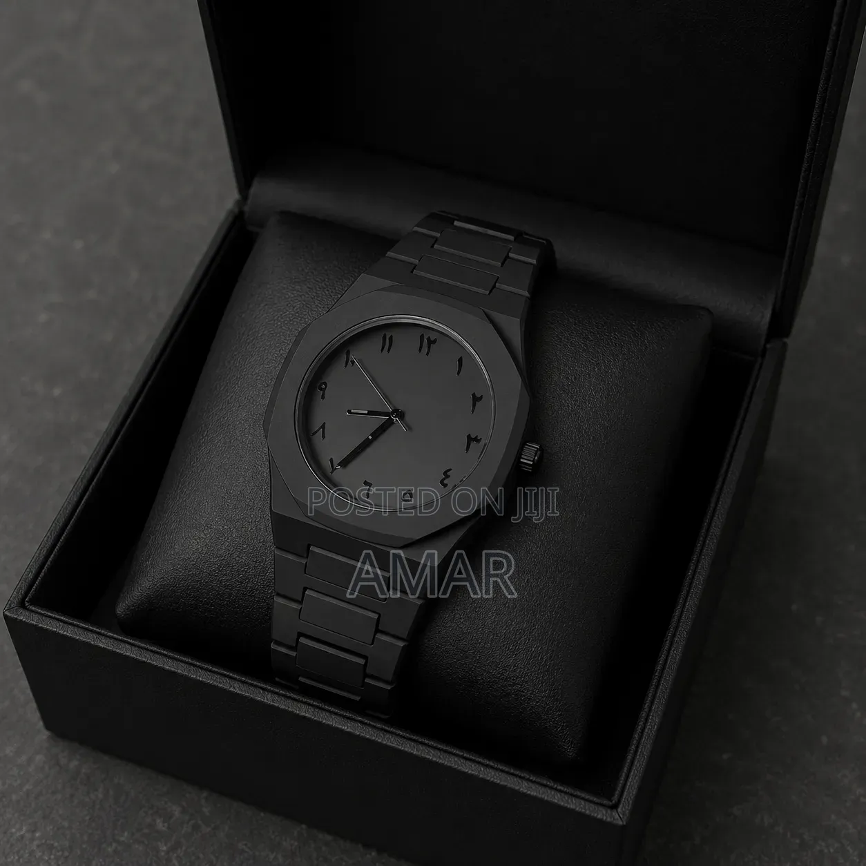 Black Arabic Aura Watch 2025 – Premium Edition
