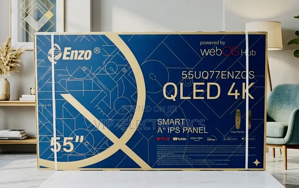 Enzo 55 Inch Tv Qled Smart Tv With Webos Hub