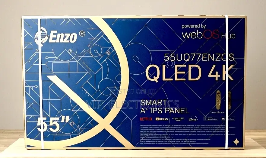 Enzo 55 Inch Tv Qled Smart Tv With Webos Hub
