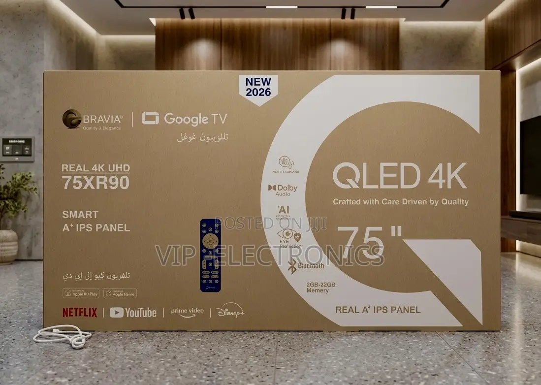 Bravia 75 Inch Tv Qled Smart Google Tv (2026 Model)
