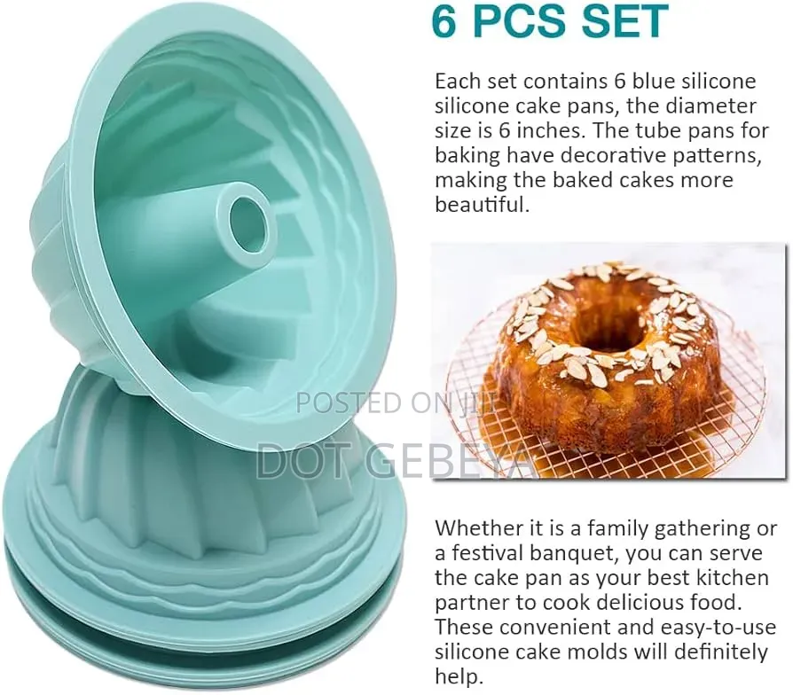Silicone Fluted Cake Mold