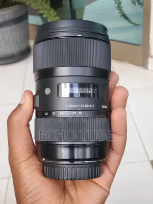 Sigma 18-35mm F1.8 Art Dc Hsm Lens For Canon, Black