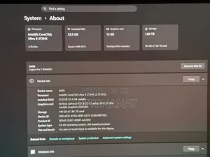 New Laptop Lenovo Legion Pro 7 32GB Intel Core Ultra 9 SSD 2T