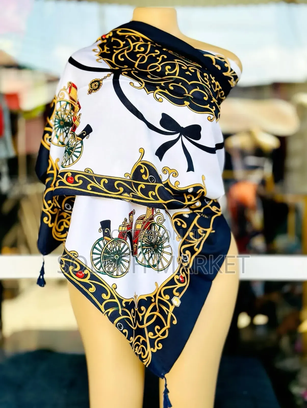 Silk Scarves Featuring Intricate