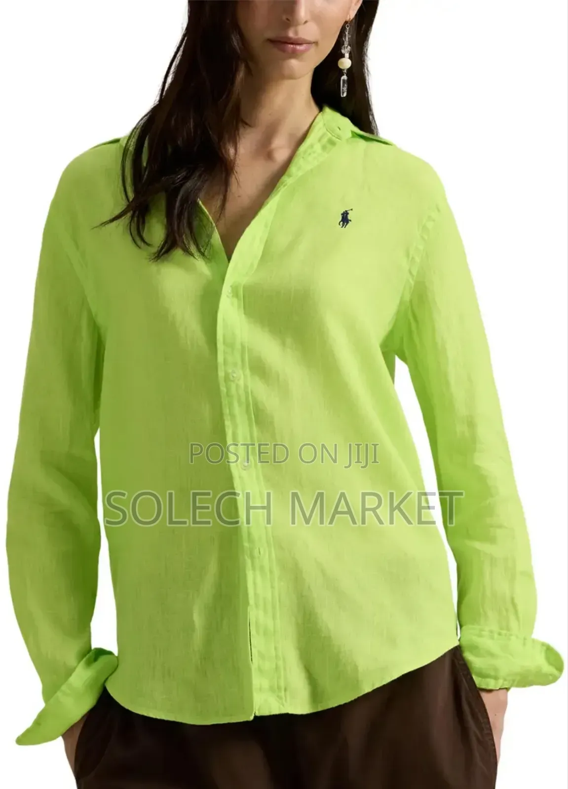 Medium-Wash Denim Shirt