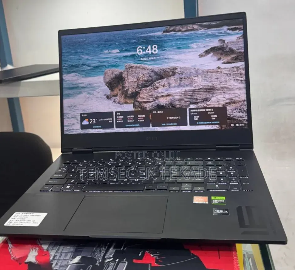 New Laptop HP Omen 16 16GB AMD Ryzen 7 SSD 512GB