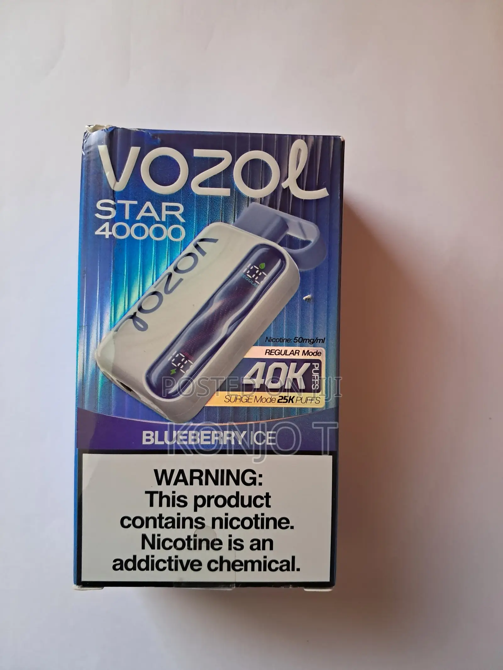 Vozol 40,000 Puffs [Blueberry Ice]
